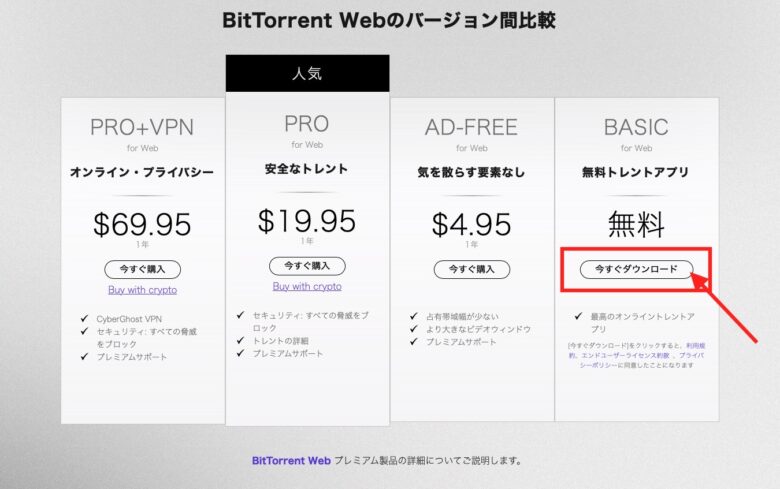 『BitTorrent』のダウンロード4