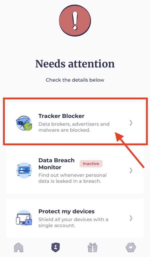 広告ブロック（TrackerBlocker)の使い方3